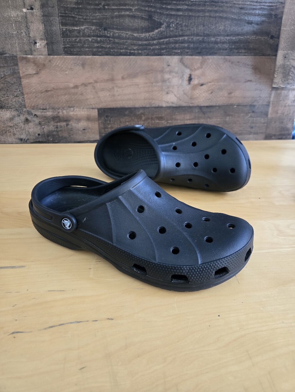 Crocs Classic Clog Black Slip On Shoes US Men's Size 13